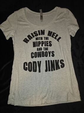 Cody Jinks 'Raisin Hell' Heather Gray Graphic Tee